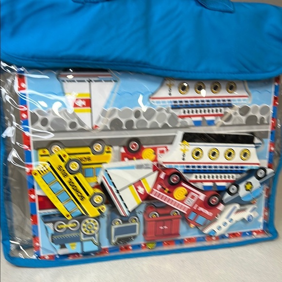 Melissa & Doug Blue and Tan Learning Toy Set - Picture 4 of 4